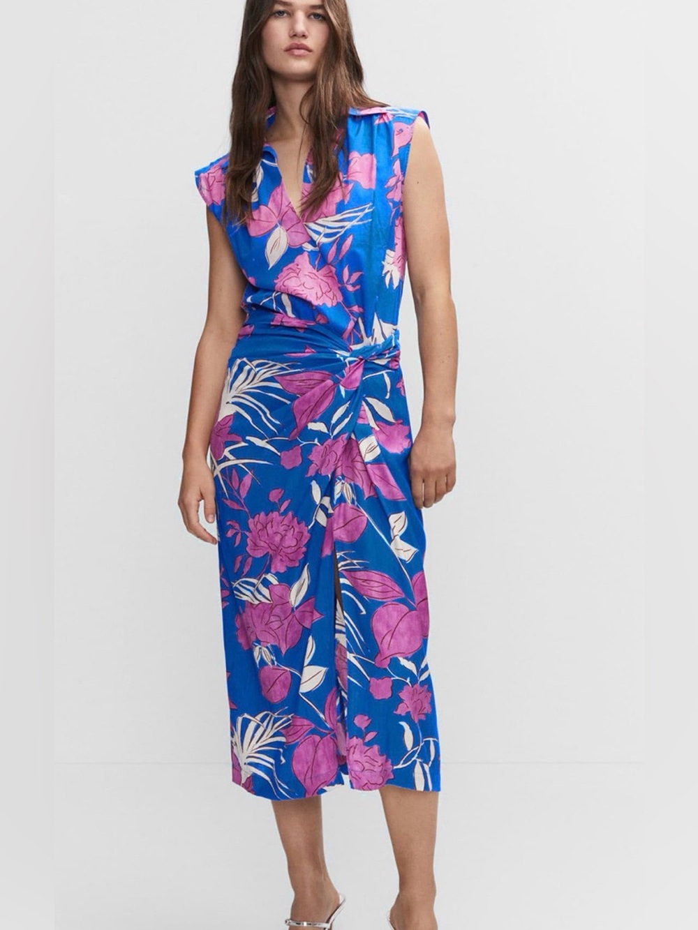 Mango MNG Tropical 2 pc skirt top set NWTs sz M